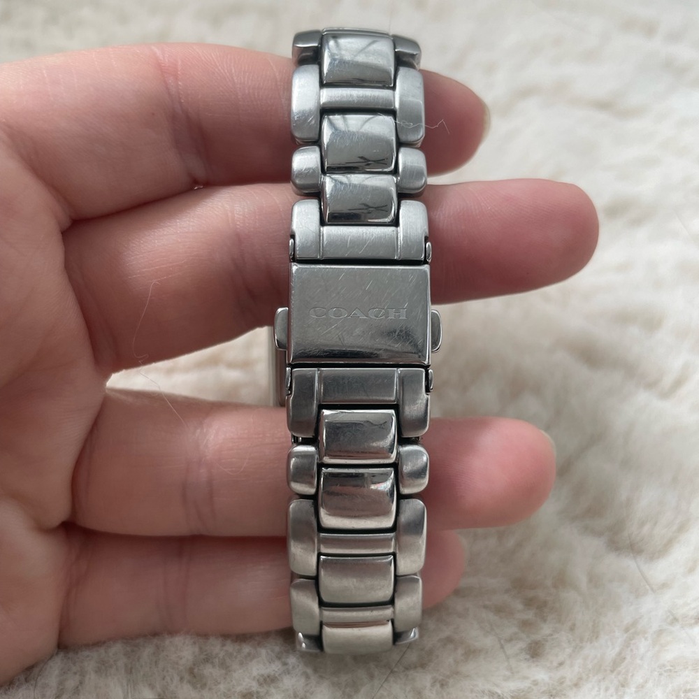 Coach Silver Rectangular Dial Watch - image 3